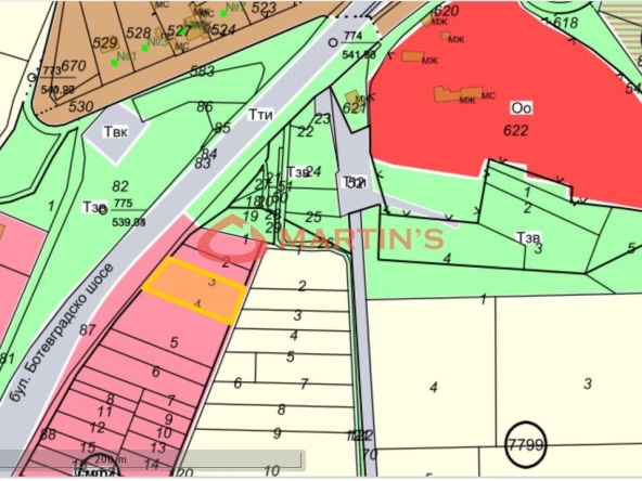 Парцел в с. Горни Богров, Област София-град - 900 кв.м за 70 €/кв.м - Снимка #1