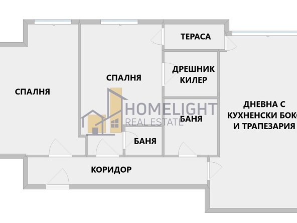 Тристаен апартамент в София, Люлин 9 - 101 кв.м за 1283 €/кв.м - Снимка #1
