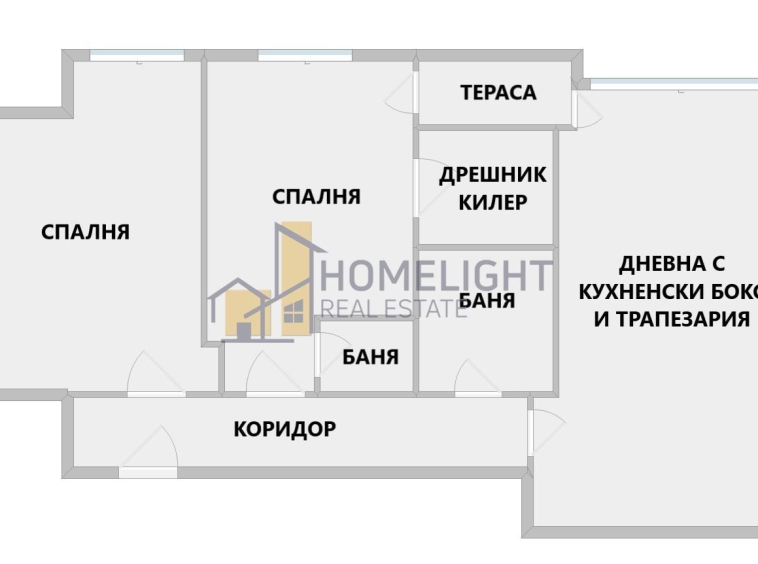 Тристаен апартамент в София, Люлин 9 - 101 кв.м за 1283 €/кв.м - Снимка #1