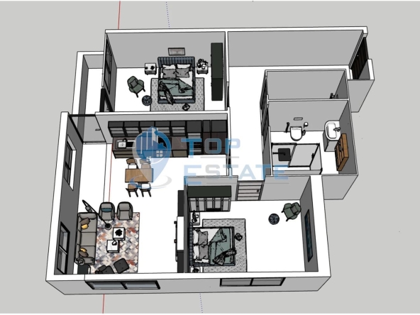 Тристаен апартамент в Велико Търново, Бузлуджа - 93 кв.м за 1008 €/кв.м - Снимка #1