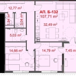 Тристаен апартамент в Бургас, Славейков - 125 кв.м за 939 €/кв.м - Снимка #1