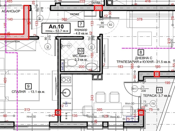 Двустаен апартамент в Велинград - 59 кв.м за 1000 €/кв.м - Снимка #1