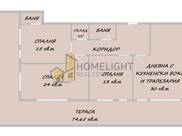 Четиристаен апартамент в София, Малинова долина - 210 кв.м за 1360 €/кв.м - Снимка #1
