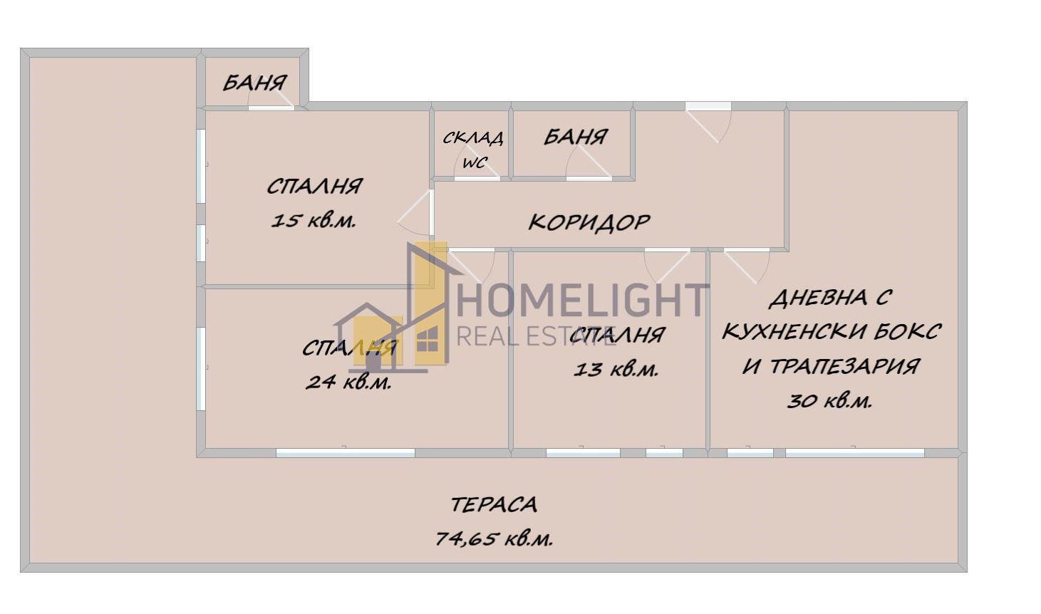 Четиристаен апартамент в София, Малинова долина - 210 кв.м за 1360 €/кв.м - Снимка #1
