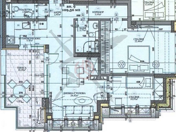 Тристаен апартамент в София, Хаджи Димитър - 125 кв.м за 1896 €/кв.м - Снимка #1