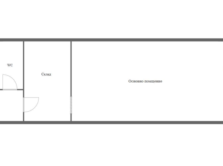 Магазин в Бургас, Лазур - 27 кв.м за 1556 €/кв.м - Снимка #1