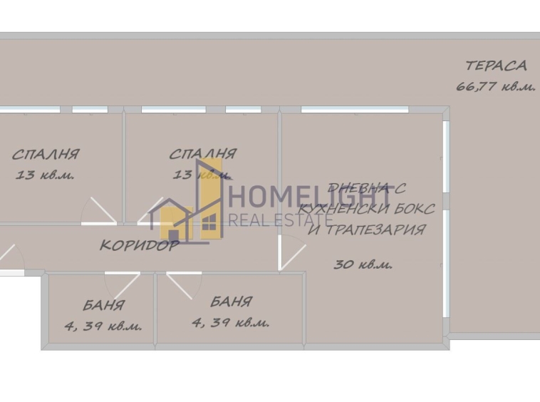 Тристаен апартамент в София, Малинова долина - 169 кв.м за 1320 €/кв.м - Снимка #1