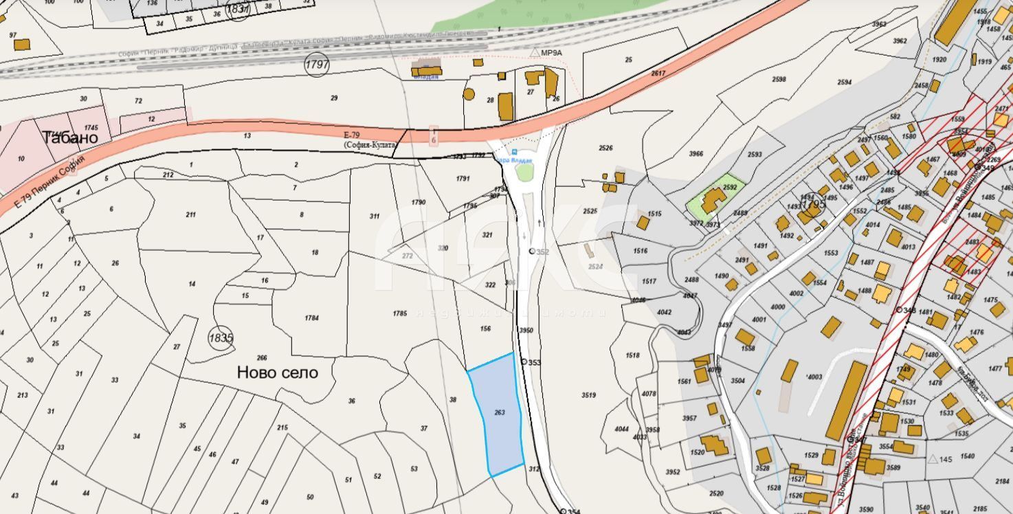 Парцел в с. Владая, Област София-град - 2318 кв.м за 5 €/кв.м - Снимка #1