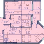 Тристаен апартамент в Пловдив, Христо Смирненски - 90 кв.м за 1218 €/кв.м - Снимка #1