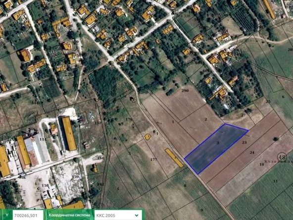 Парцел в с. Кичево, Област Варна - 4000 кв.м за 12 €/кв.м - Снимка #1