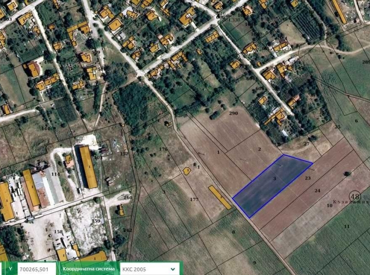 Парцел в с. Кичево, Област Варна - 4000 кв.м за 12 €/кв.м - Снимка #1