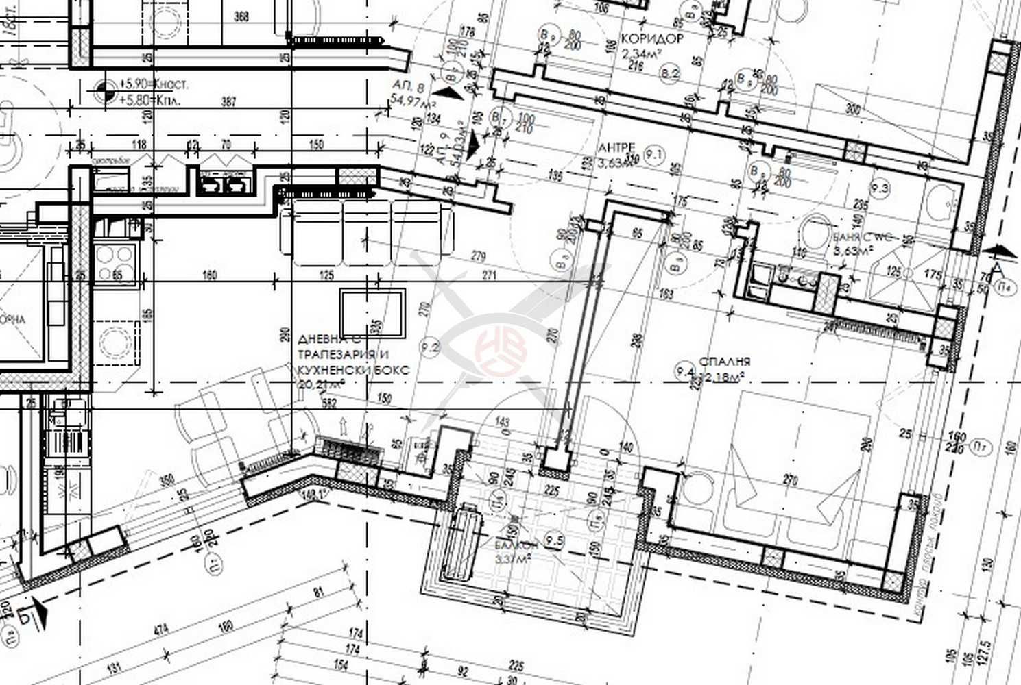 Двустаен апартамент в София, Горна баня - 63 кв.м за 1688 €/кв.м - Снимка #1