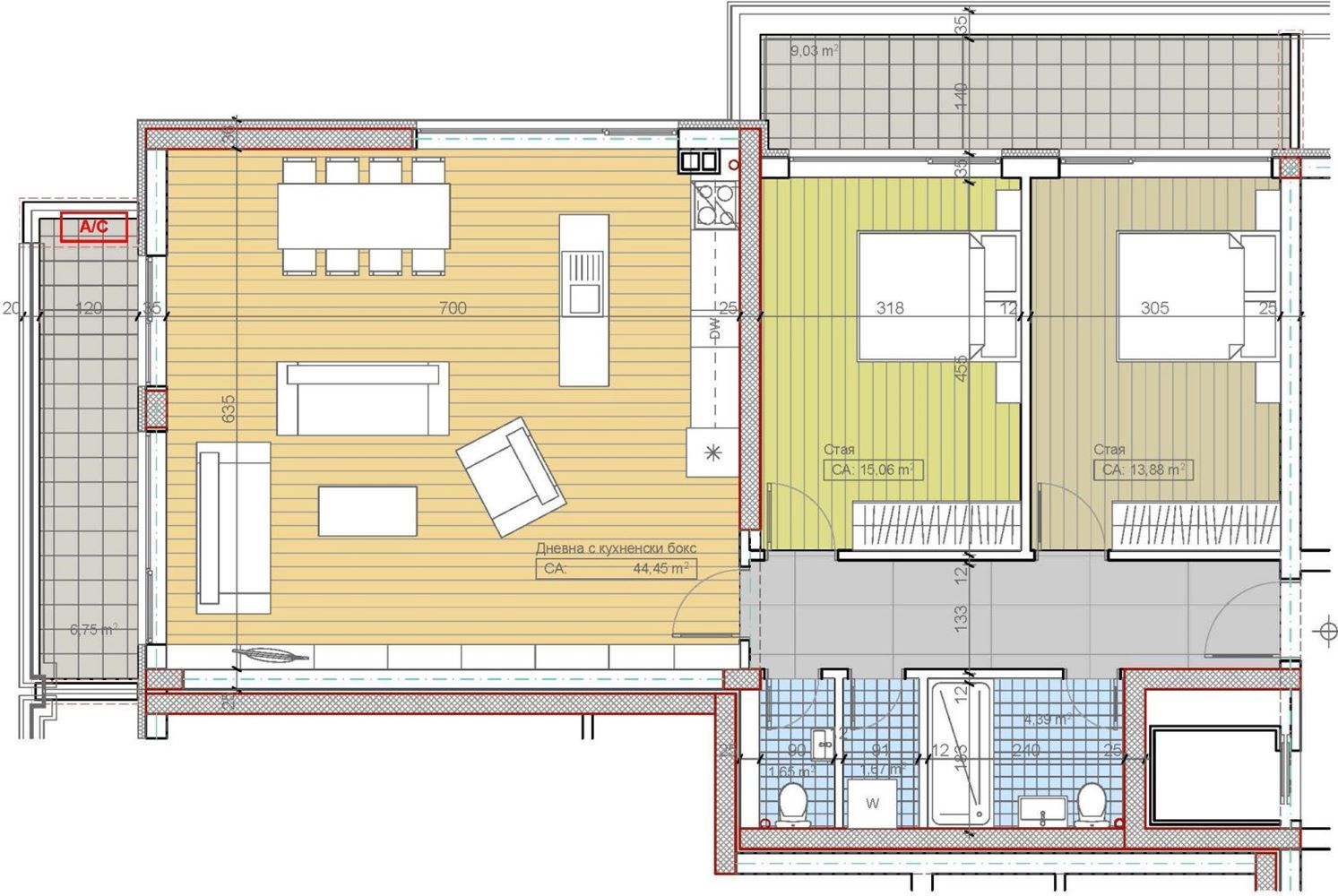 Тристаен апартамент в София, Бояна - 151 кв.м за 1293 €/кв.м - Снимка #1
