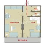 Дава се под наем Двустаен апартамент в Варна, Младост 1 - 45 кв.м за 88675.23 € - Снимка #1