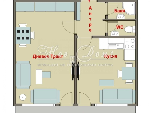 Дава се под наем Двустаен апартамент в Варна, Младост 1 - 45 кв.м за 88675.23 € - Снимка #1