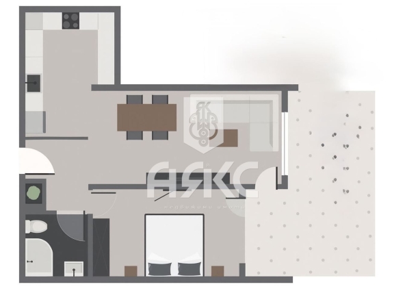 Двустаен апартамент в София, Малинова долина - 68 кв.м за 2052 €/кв.м - Снимка #1