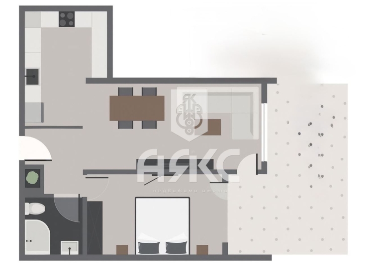 Двустаен апартамент в София, Малинова долина - 68 кв.м за 2052 €/кв.м - Снимка #1