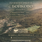 Парцел в с. Бойково, Област Пловдив - 1790 кв.м за 16 €/кв.м - Снимка #1