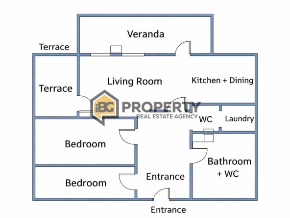 Тристаен апартамент в Бяла - 79 кв.м за 552 €/кв.м - Снимка #1