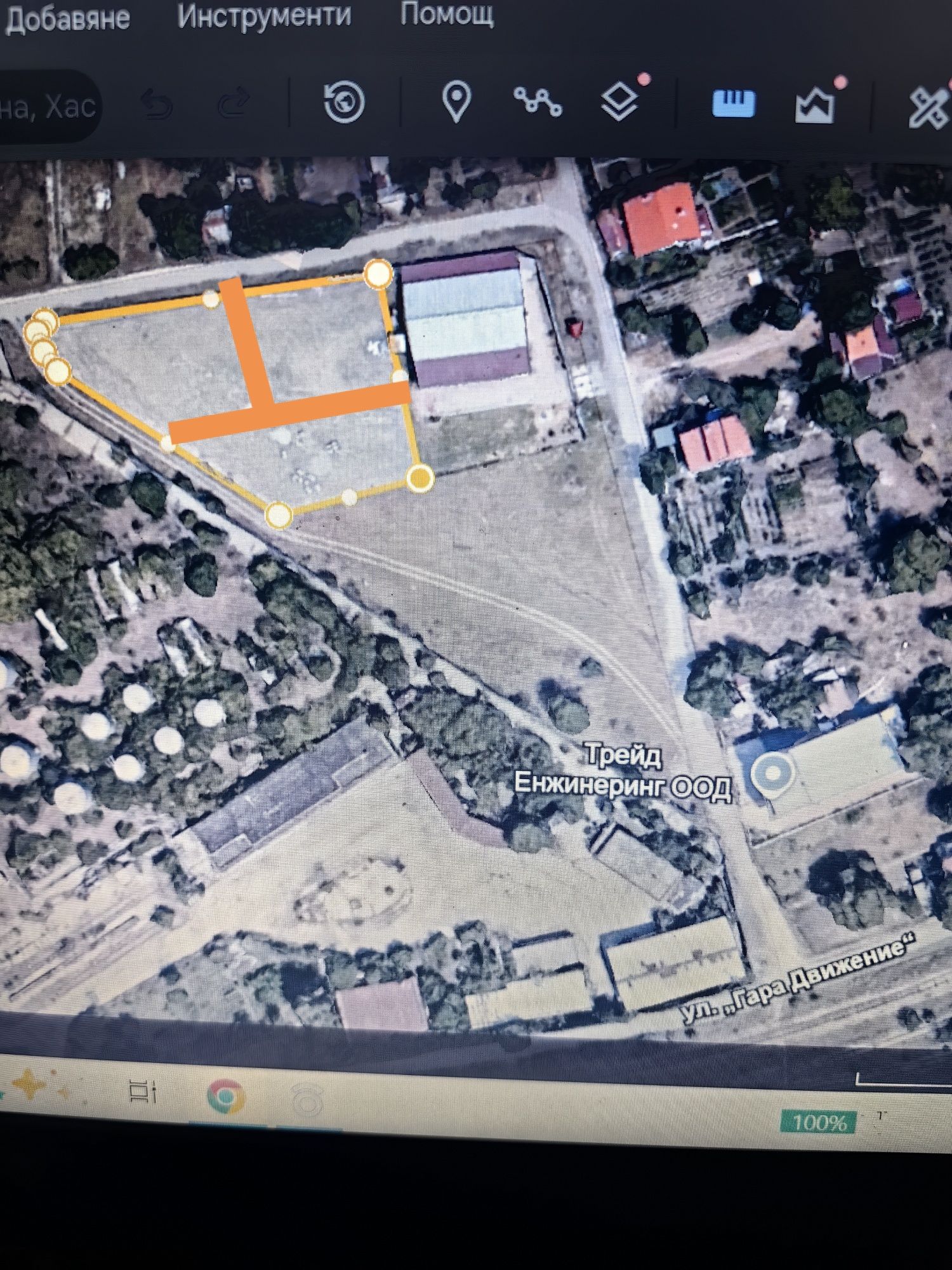 Парцел в Хасково, Промишлена зона - Изток - 600 кв.м за 56 €/кв.м - Снимка #1