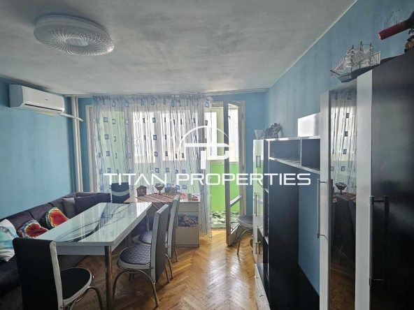 Дава се под наем Двустаен апартамент в Бургас, Лазур - 58 кв.м за 306 € - Снимка #1