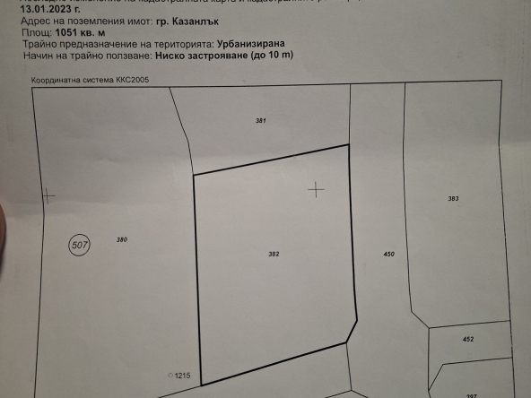 Парцел в Казанлък - 1 кв.м за 15300 €/кв.м - Снимка #1