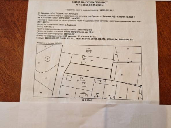 Парцел в Стамболийски - 1266 кв.м за 51 €/кв.м - Снимка #1