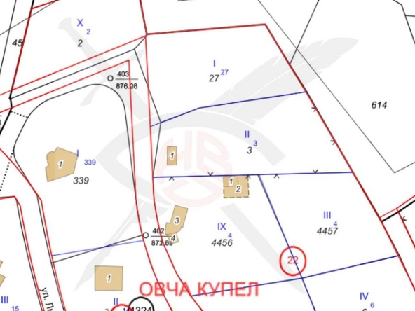 Парцел в София, в.з. Горна баня - 981 кв.м за 102 €/кв.м - Снимка #1