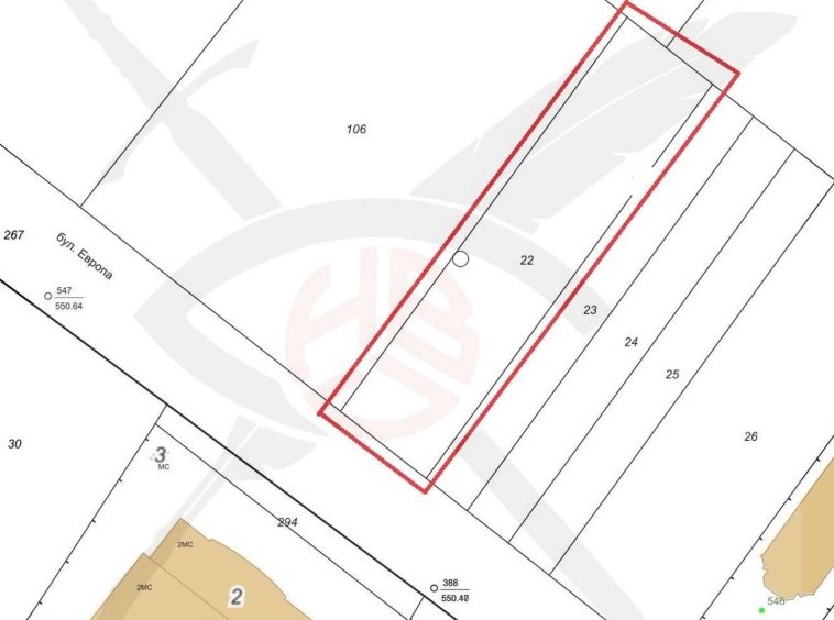 Парцел в София, Република - 2500 кв.м за 150 €/кв.м - Снимка #1