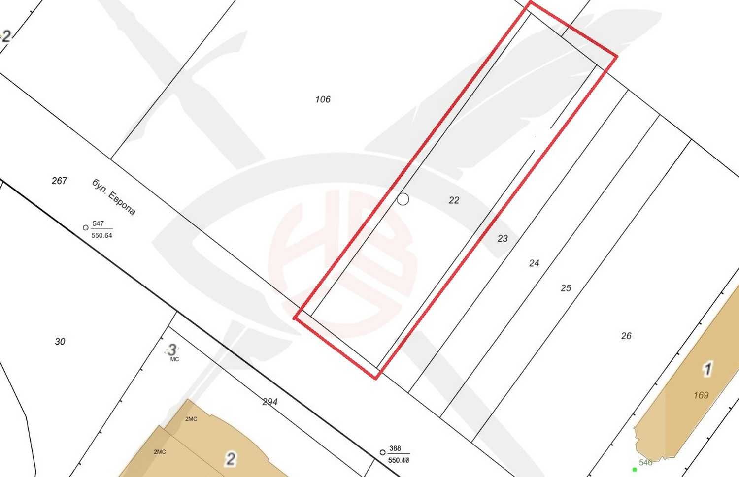 Парцел в София, Република - 2500 кв.м за 150 €/кв.м - Снимка #1
