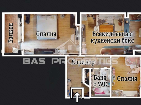 Тристаен апартамент в София, Надежда 3 - 66 кв.м за 1585 €/кв.м - Снимка #1