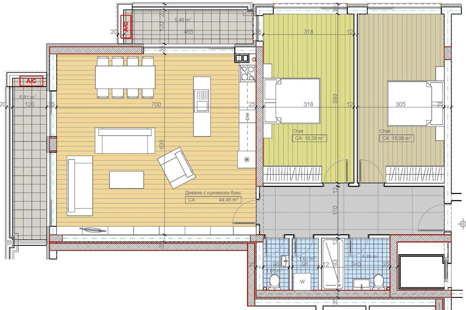 Тристаен апартамент в София, Бояна - 153 кв.м за 2288 €/кв.м - Снимка #1