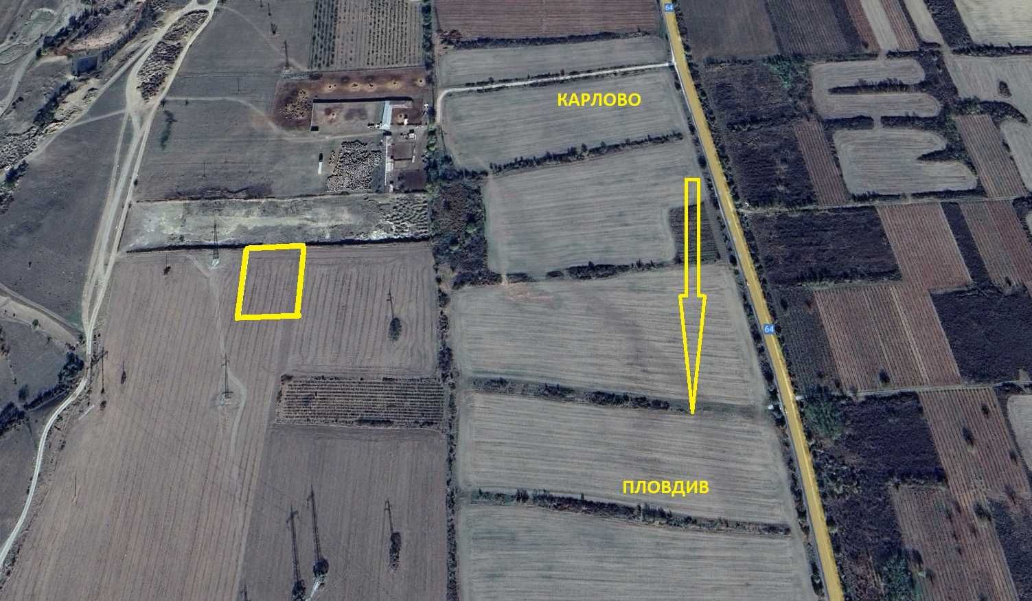 Земеделски имот в Карлово -  кв.м за 536 €/дка - Снимка #1