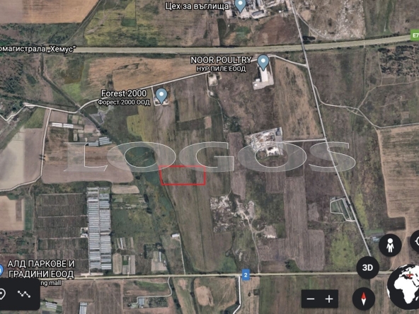 Парцел в Игнатиево - 17554 кв.м за 21 €/кв.м - Снимка #1