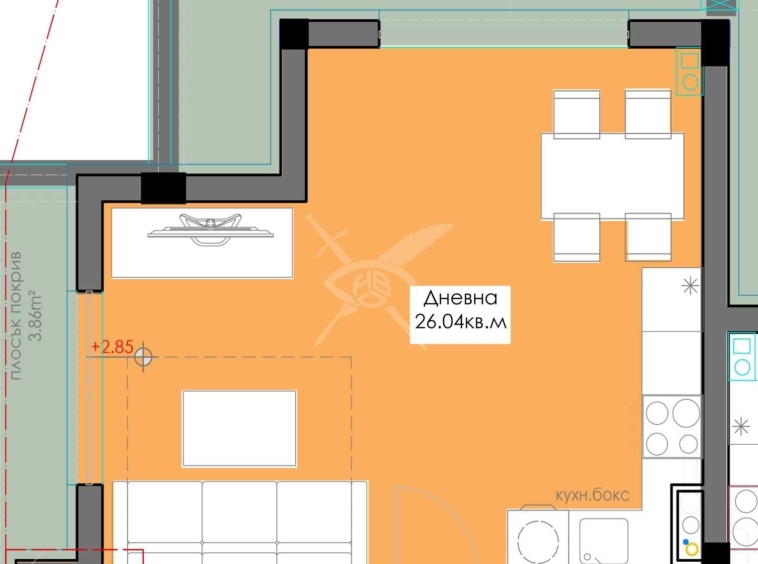 Едностаен апартамент в Бургас, Крайморие - 64 кв.м за 951 €/кв.м - Снимка #1