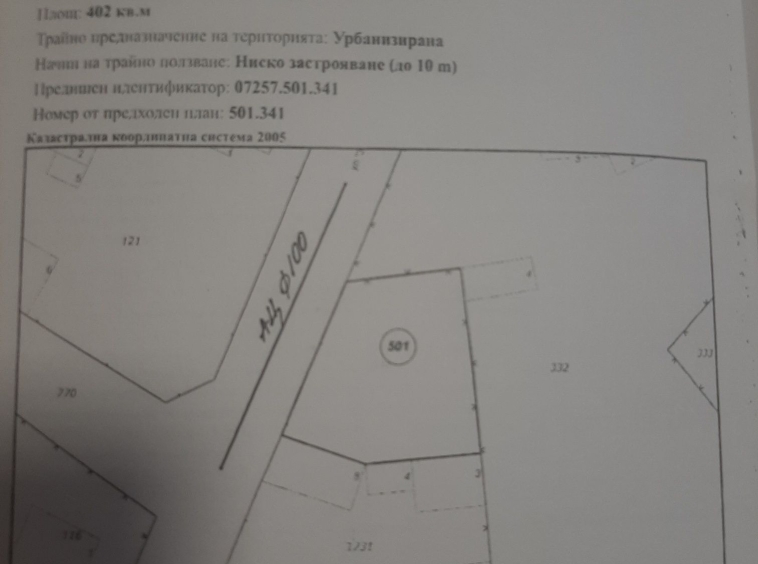 Парцел в с. Българево, Област Добрич - 402 кв.м за 48 €/кв.м - Снимка #1