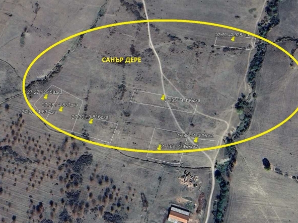 Земеделски имот в с. Васил Левски, Област Пловдив -  кв.м за 786 €/дка - Снимка #1