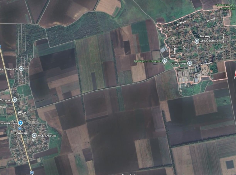 Парцел в с. Плачидол, Област Добрич - 887 кв.м за 17 €/кв.м - Снимка #1