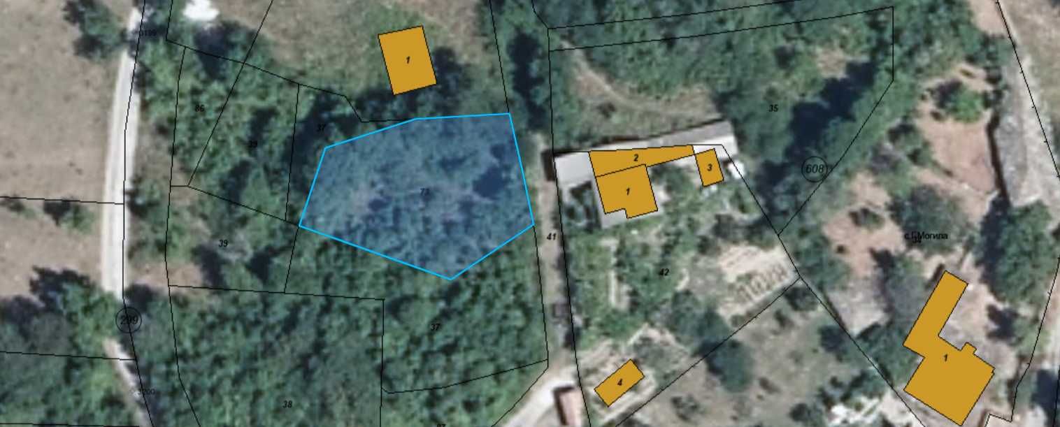 Парцел в с. Горнова могила, Област Габрово - 490 кв.м за 11 €/кв.м - Снимка #1