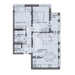 Тристаен апартамент в София, Люлин 5 - 99 кв.м за 1420 €/кв.м - Снимка #1