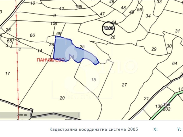 Парцел в с. Бистрица, Област София-град - 2000 кв.м за 20 €/кв.м - Снимка #1
