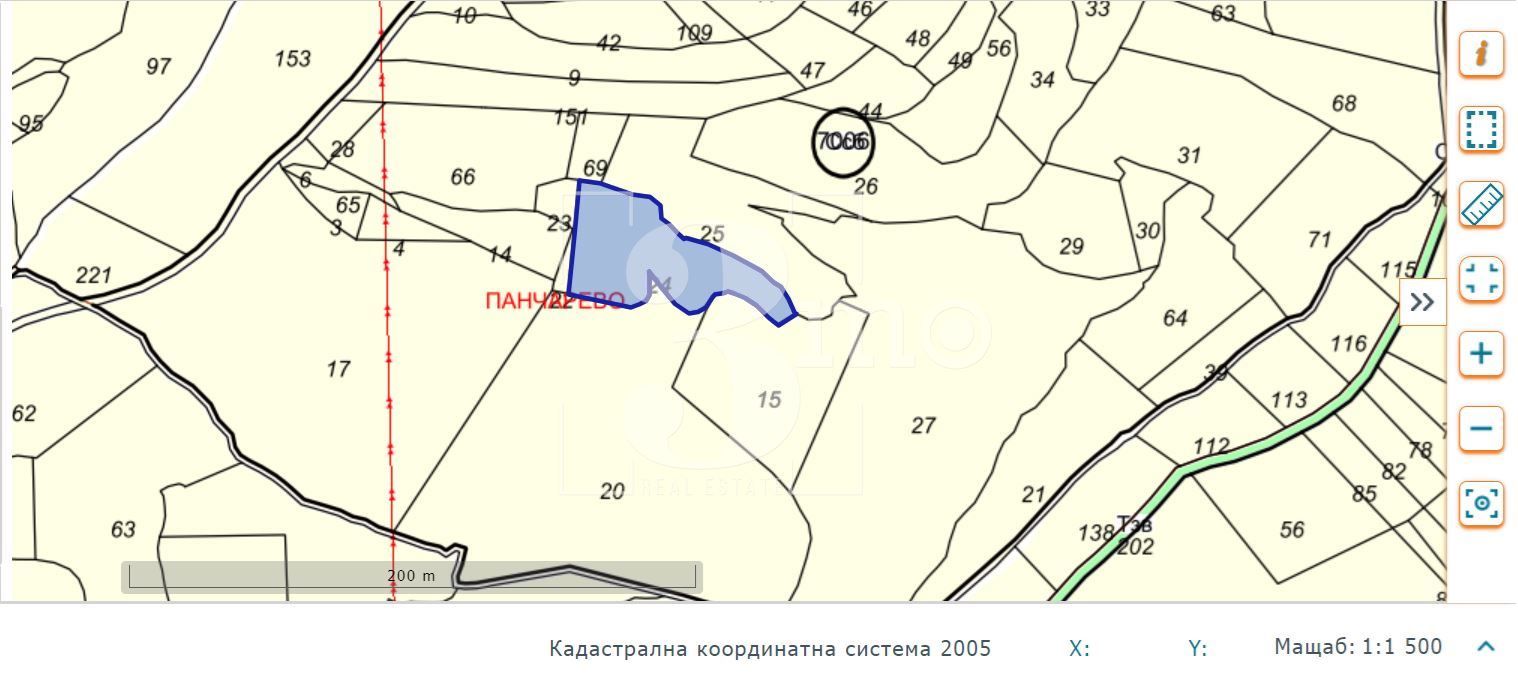 Парцел в с. Бистрица, Област София-град - 2000 кв.м за 20 €/кв.м - Снимка #1