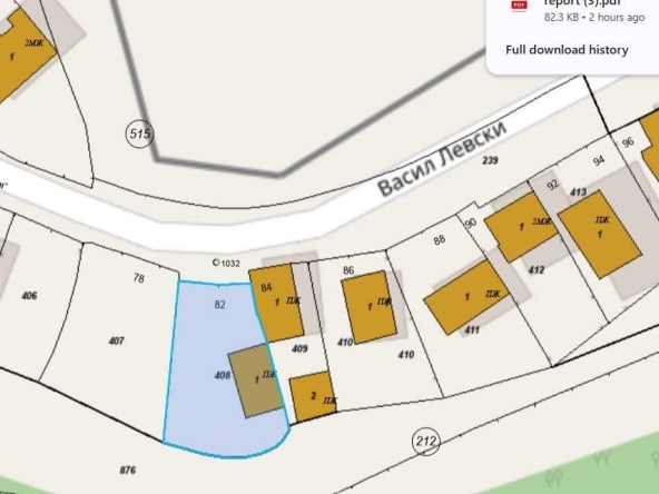 Парцел в Ловеч, Вароша - 260 кв.м за 55 €/кв.м - Снимка #1