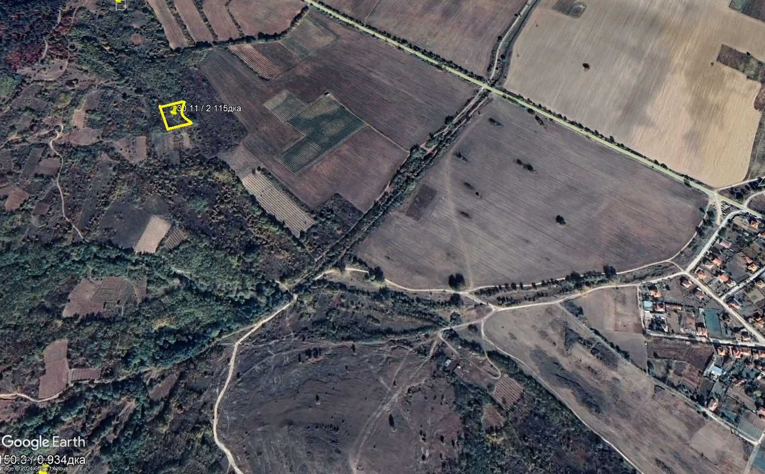 Земеделски имот в с. Войнягово, Област Пловдив -  кв.м за 510 €/дка - Снимка #1