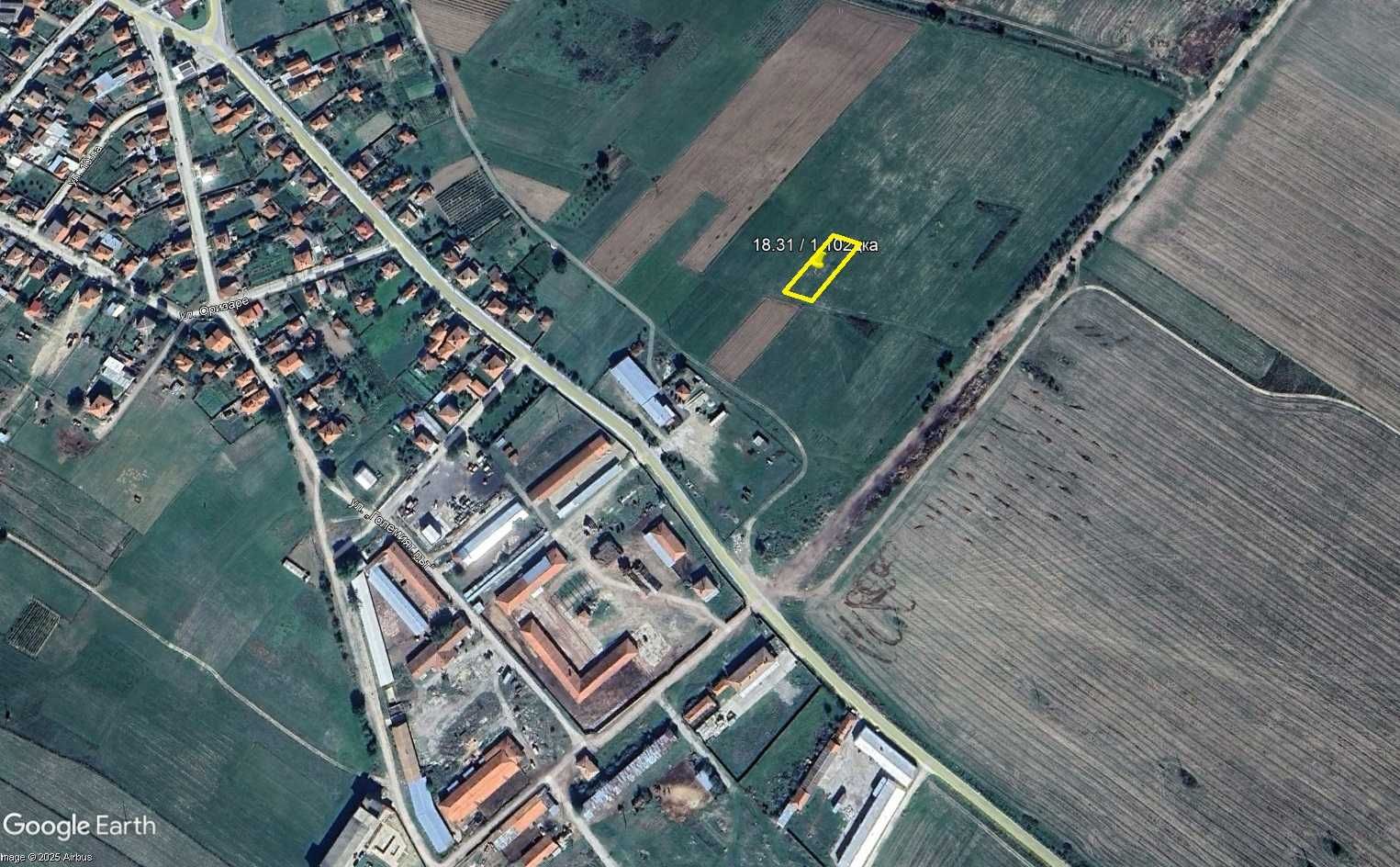 Парцел в с. Войнягово, Област Пловдив - 1100 кв.м за 2 €/кв.м - Снимка #1