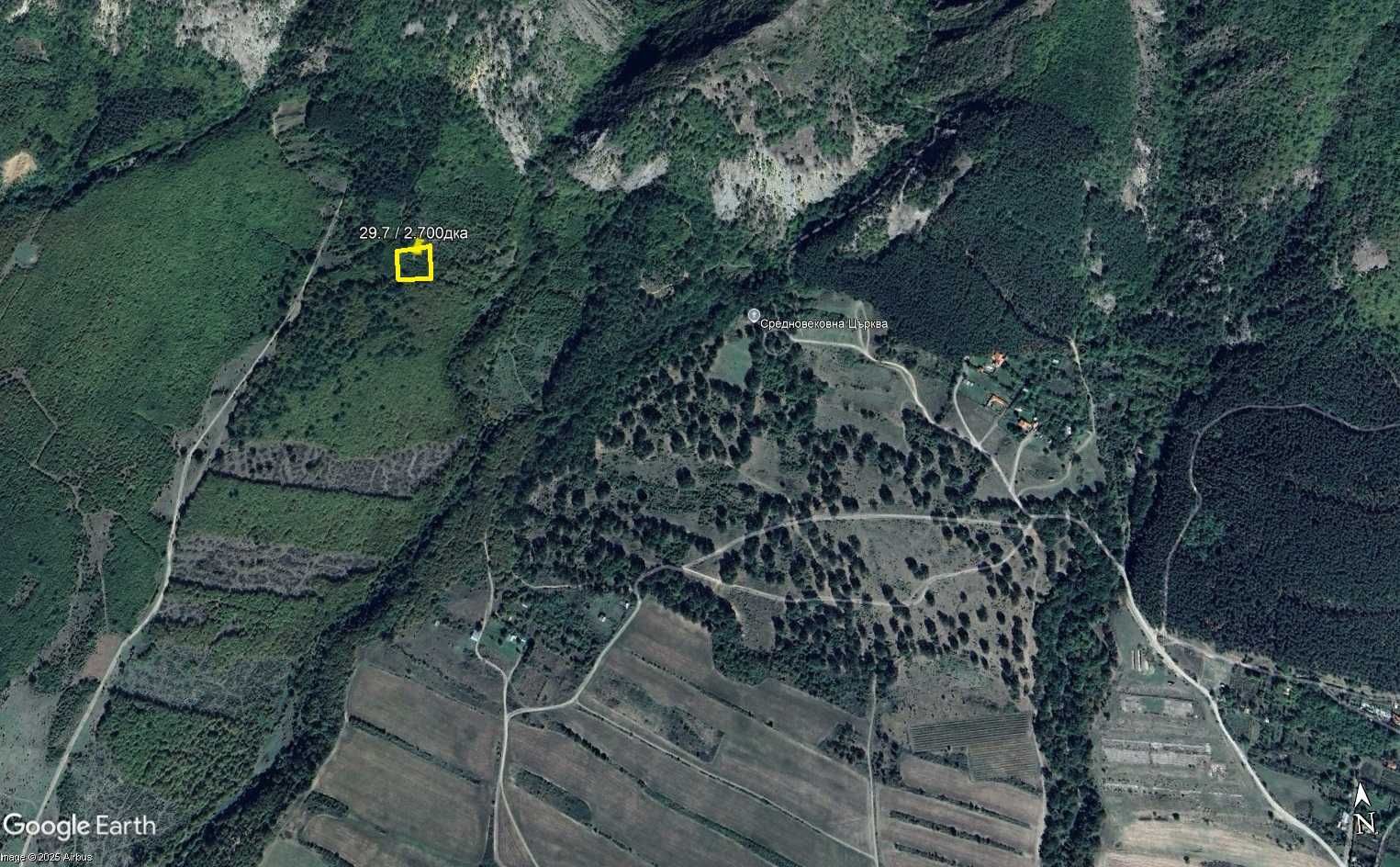 Земеделски имот в с. Анево, Област Пловдив -  кв.м за 459 €/дка - Снимка #1