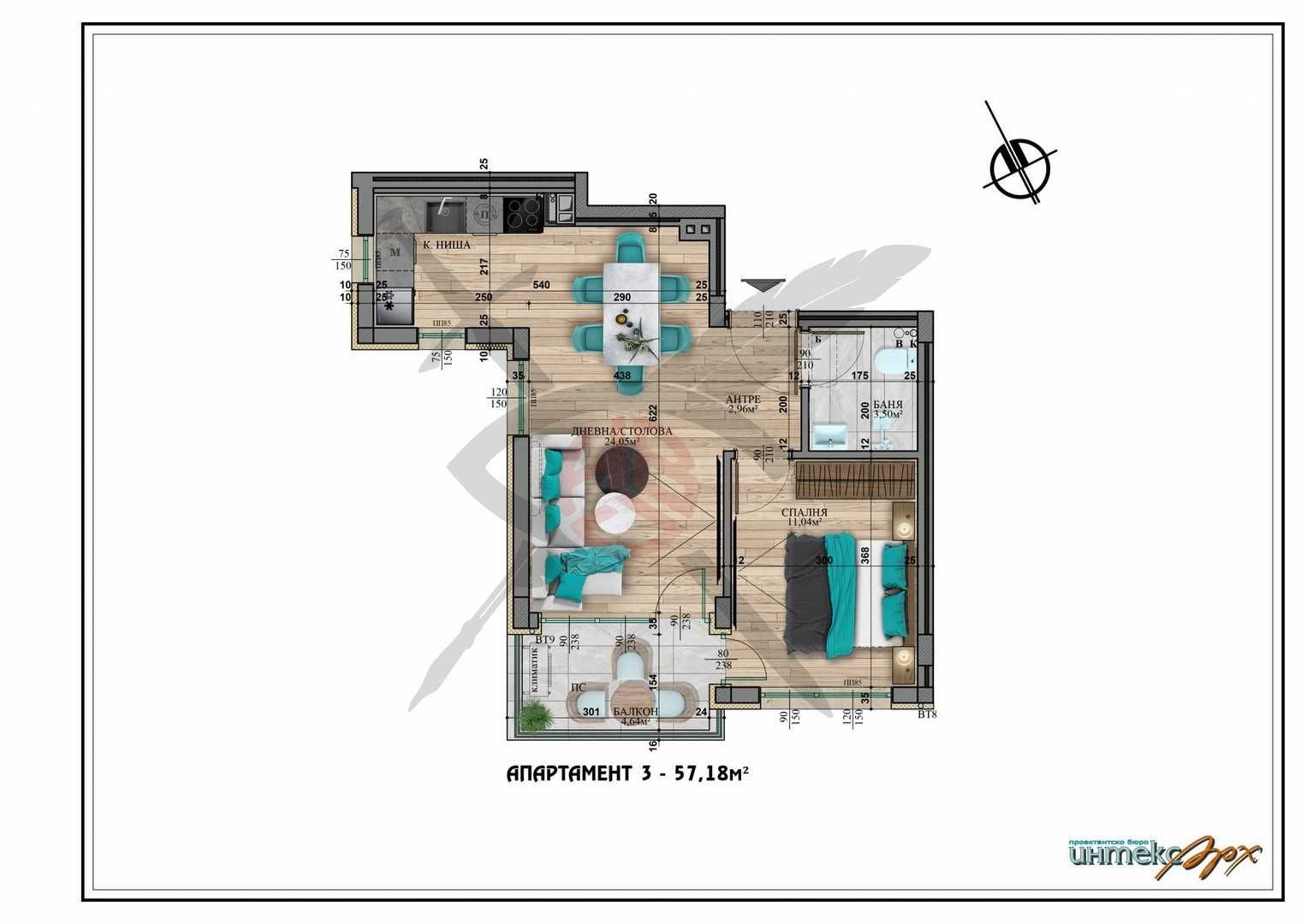 Двустаен апартамент в София, Студентски град - 67 кв.м за 2089 €/кв.м - Снимка #1