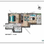 Двустаен апартамент в София, Студентски град - 65 кв.м за 2041 €/кв.м - Снимка #1