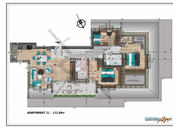 Четиристаен апартамент в София, Студентски град - 155 кв.м за 1902 €/кв.м - Снимка #1