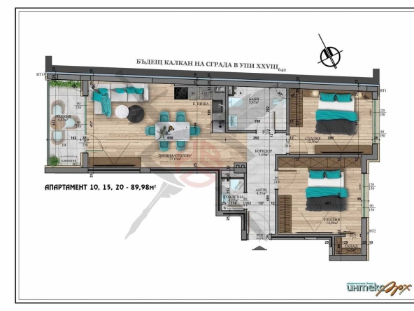 Тристаен апартамент в София, Студентски град - 105 кв.м за 1943 €/кв.м - Снимка #1